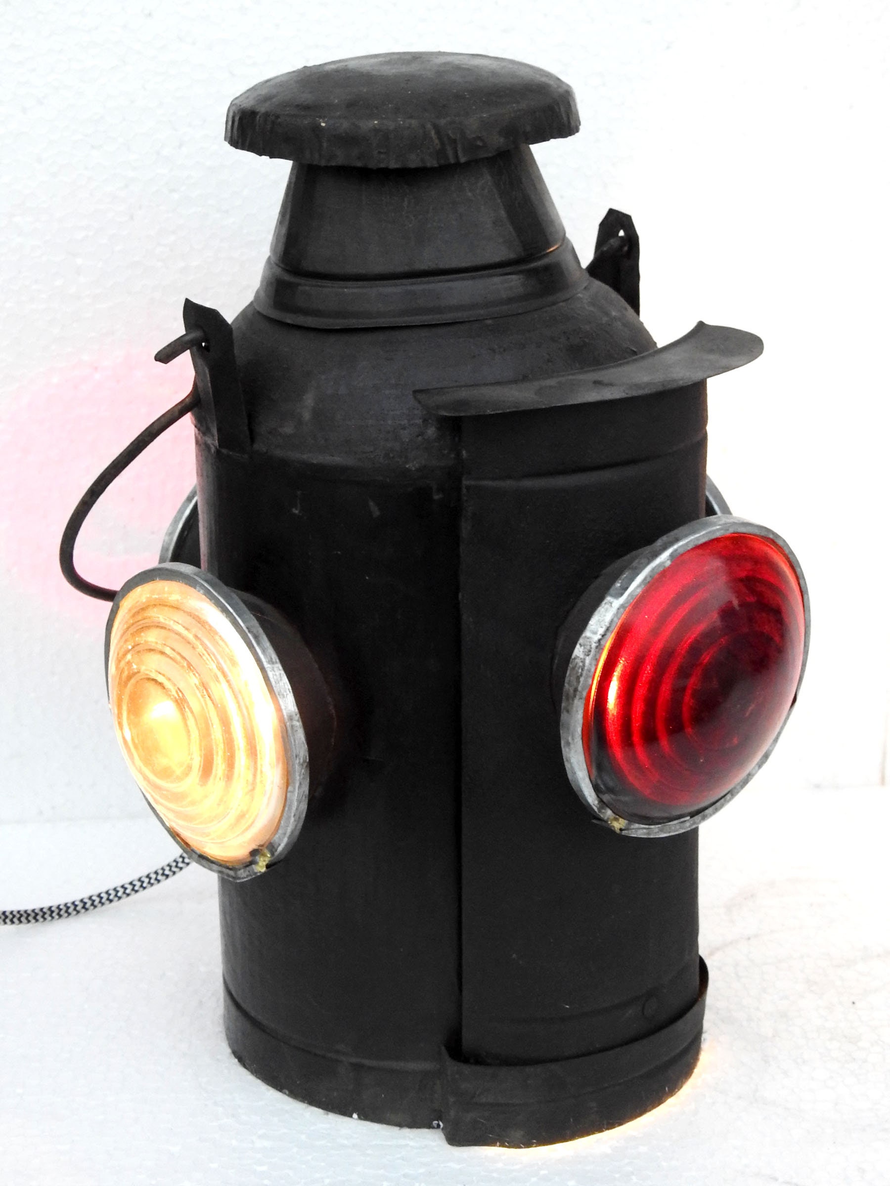 Vintage Railroad Lantern Indian Railway Lamp Adlake Style | Etsy