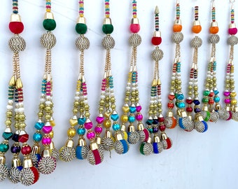 Beaded Indian Tassels: Bridal Lehenga Dress Embellishment
