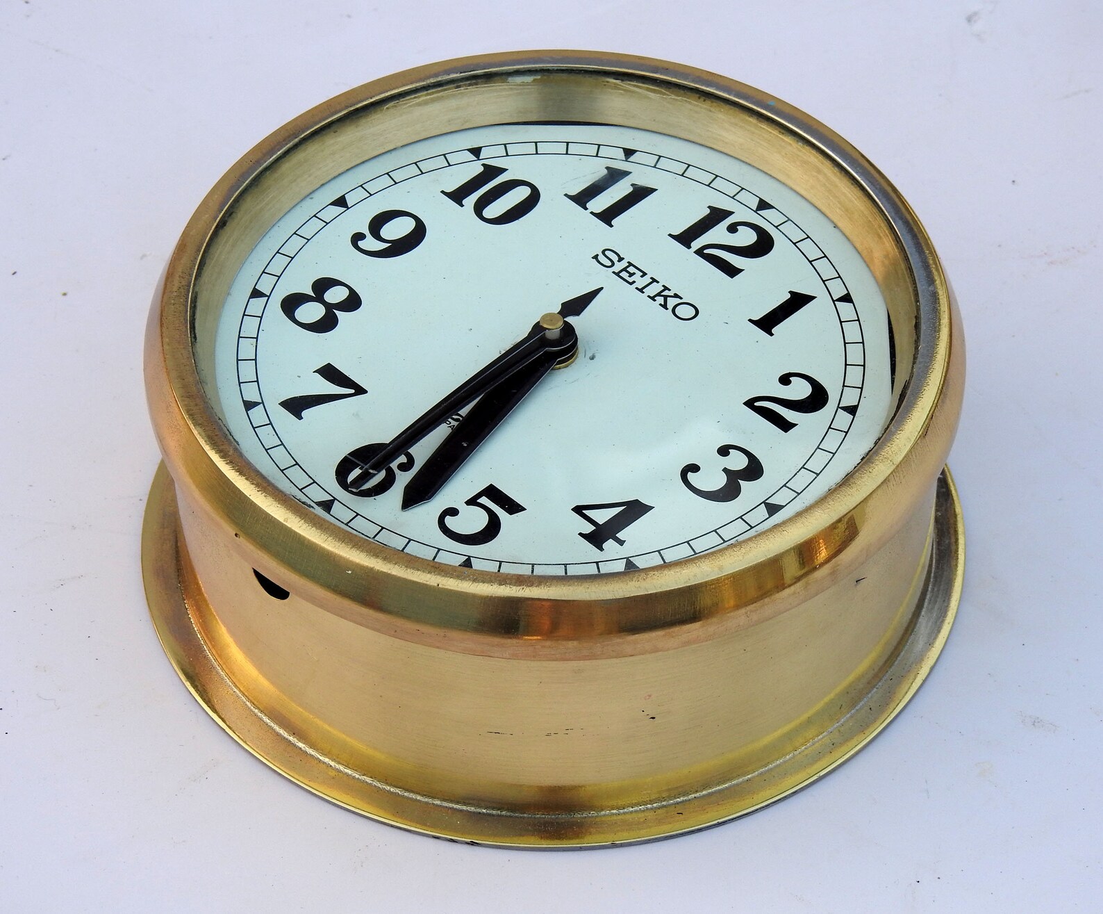 Vintage Brass Maritime Clocks Original Slave Navigation Etsy