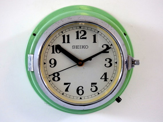 Relojes de navegacion maritimos vintage Seiko Reloj de barco nautico esclavo original Reloj de cuarzo de acero hecho en Japon Hogar y cocina Etsy Mexico