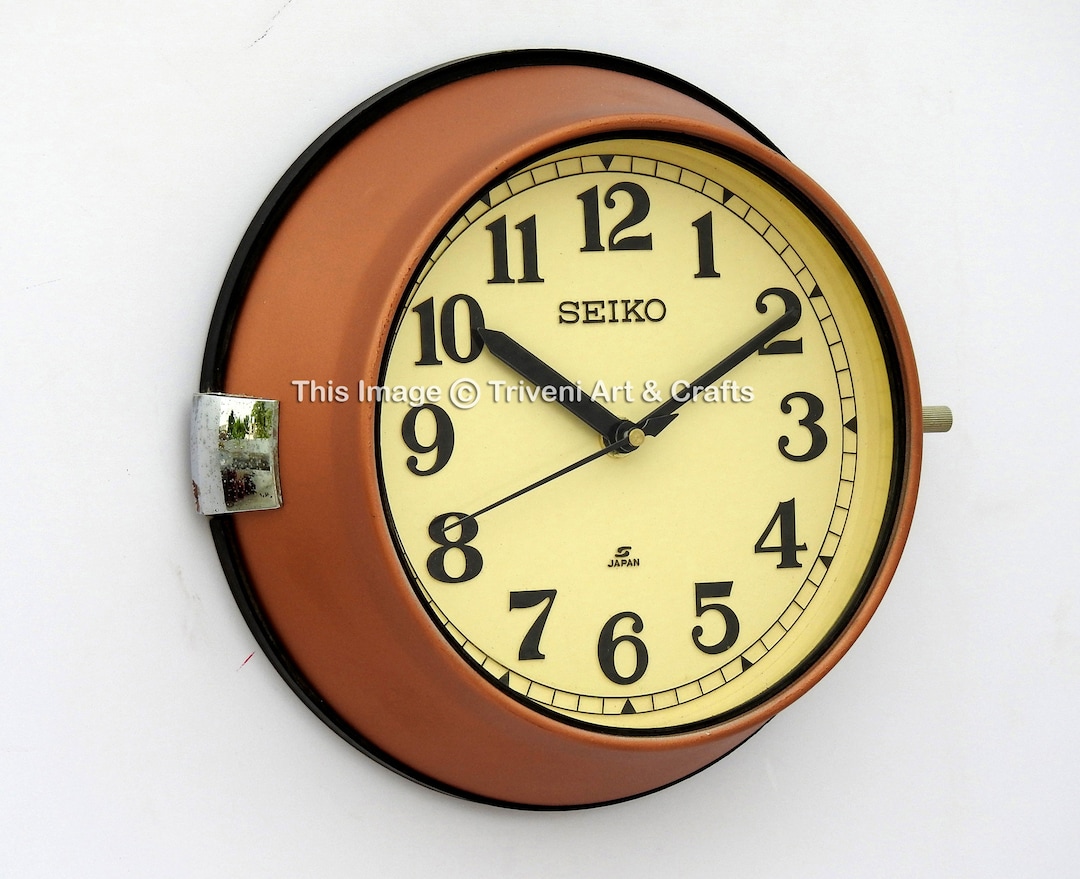 Maritime Seiko Wall Clock Nautical Slave Clock Navigation Industrial