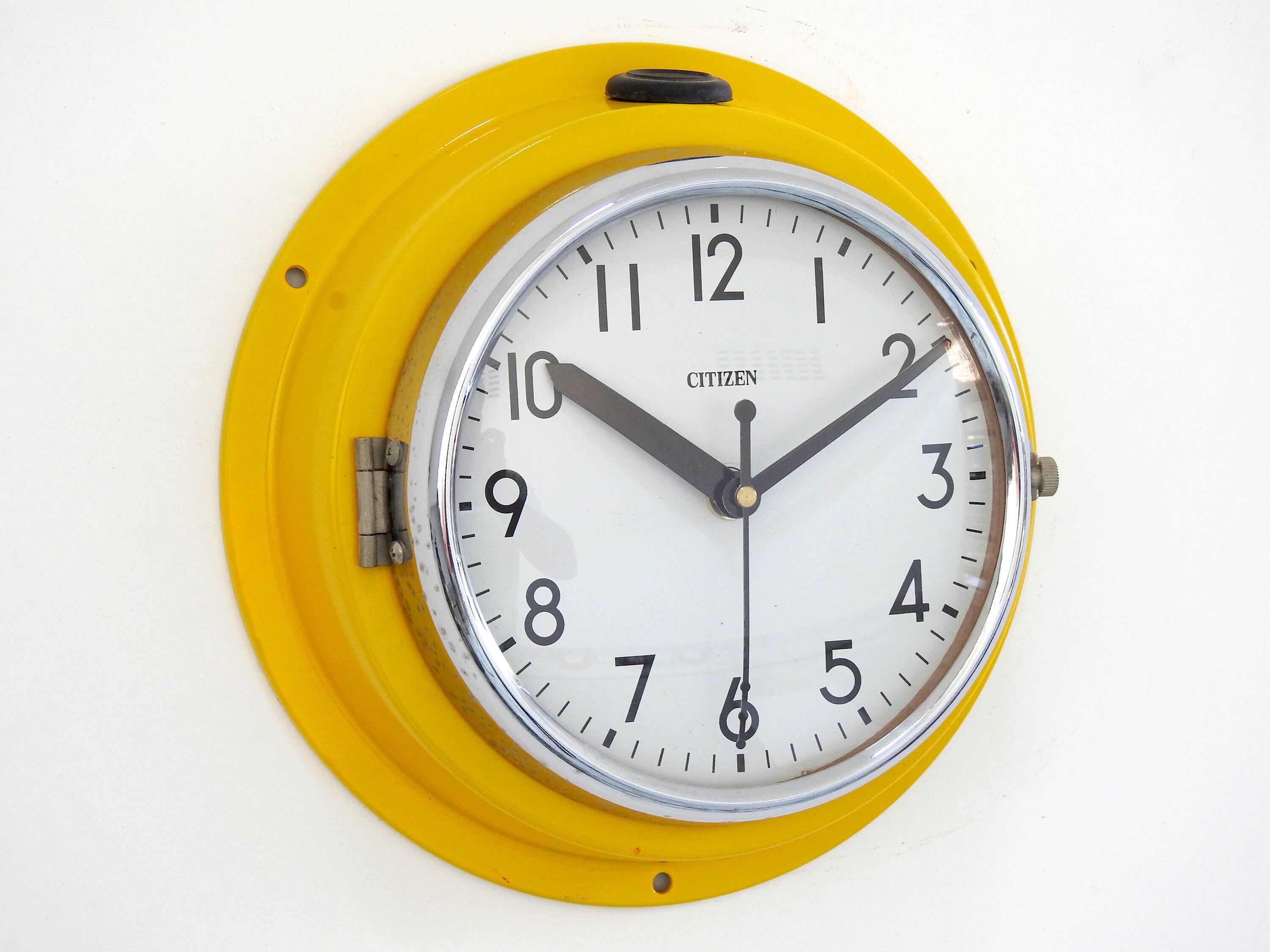 Horloge Murale Citizen Vintage – Acier – Déco Nautique Marine – Sans Ampoule Ni Fil