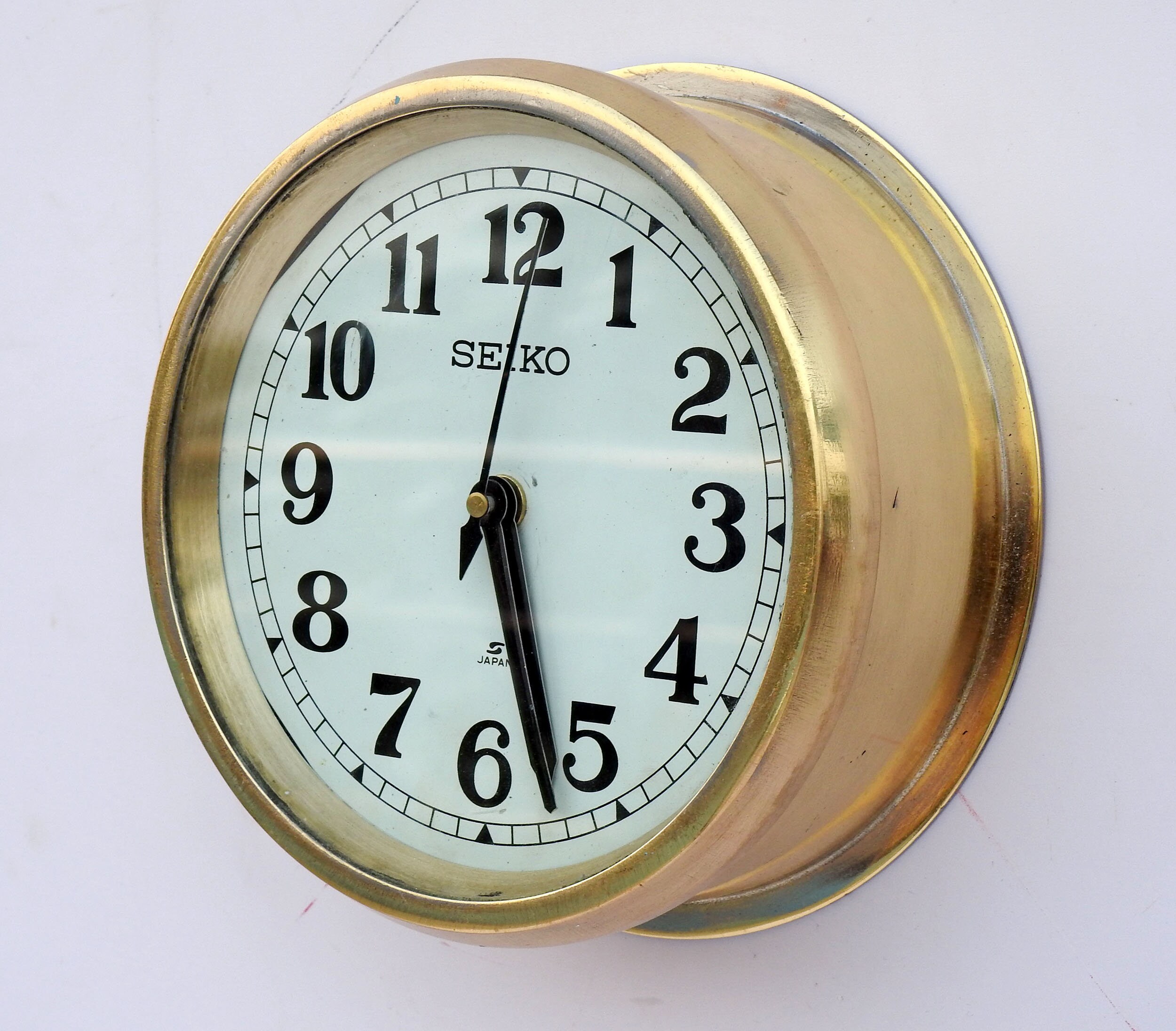 Vintage Brass Maritime Clocks Original Slave Navigation Etsy