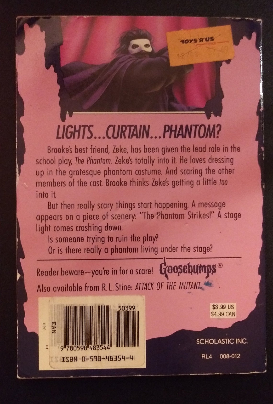 Phantom of the Auditorium by R.L. Stine Phantom of the Auditorium by R.L. Stine