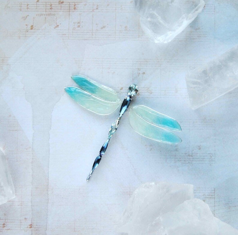 Wedding dragonfly Wedding hair clip dragonfly dragonfly Etsy