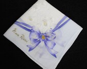 Nina Ricci Handkerchief Nina Ricci Vintage Hanky Handkerchief Nina Ricci Pocket Square Scarf