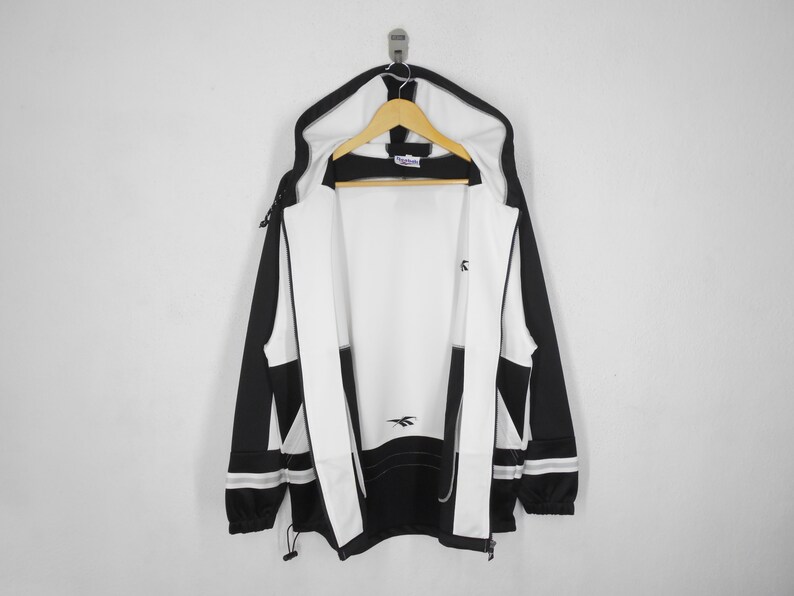 Reebok Track Top Reebok Jacket Vintage 90/'s Reebok Logo Track Jacket Made in Japan Size L