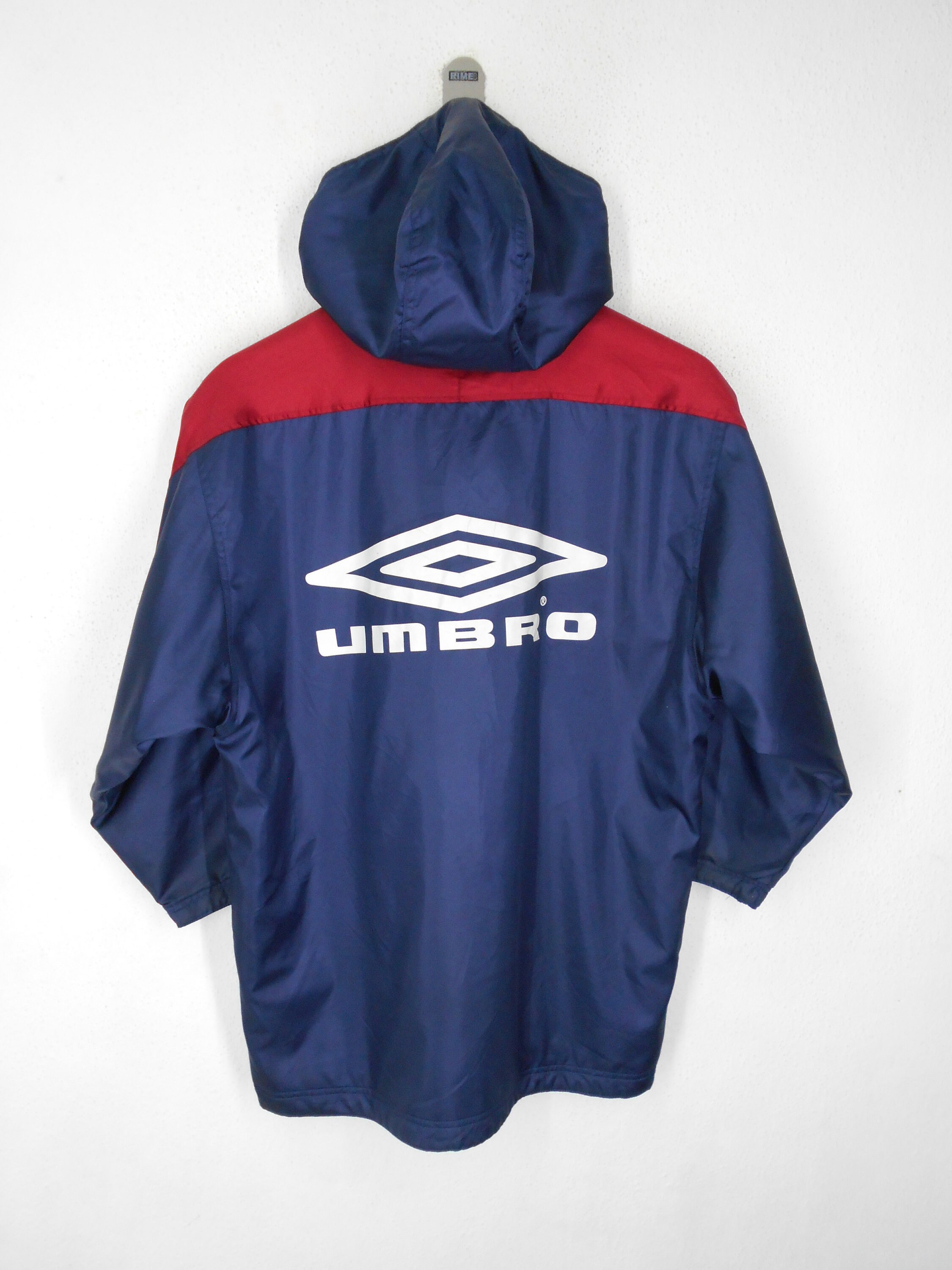 umbro long down jacket