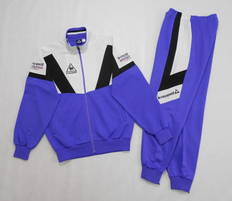le coq sportif tracksuit womens purple