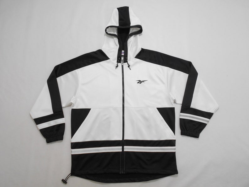 Reebok Track Top Reebok Jacket Vintage 90/'s Reebok Logo Track Jacket Made in Japan Size L