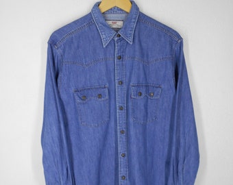 Levis Denim Shirt - Etsy