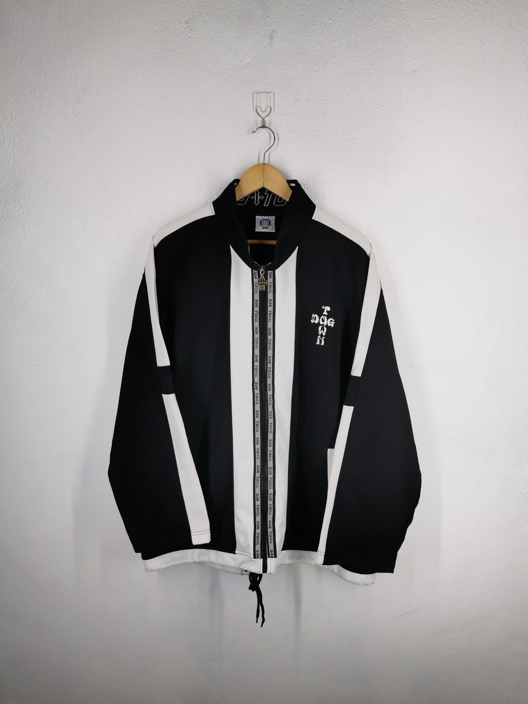 Dogtown Jacket Dogtown Black Dragon Embroidered Track Jacket Etsy