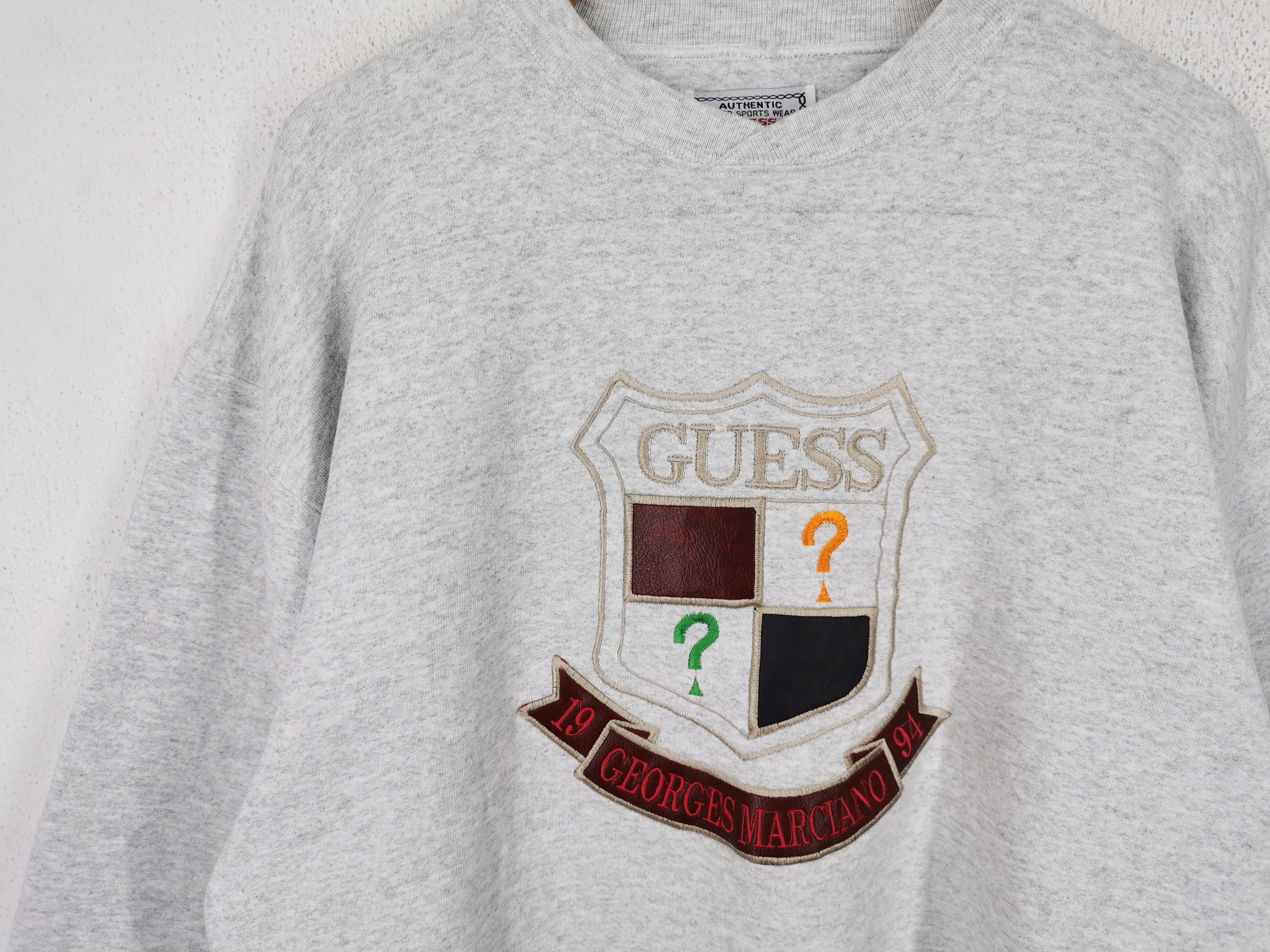 Guess Sweatshirt Rare Vintage 90s Guess Made in Usa Sweater -  Israel