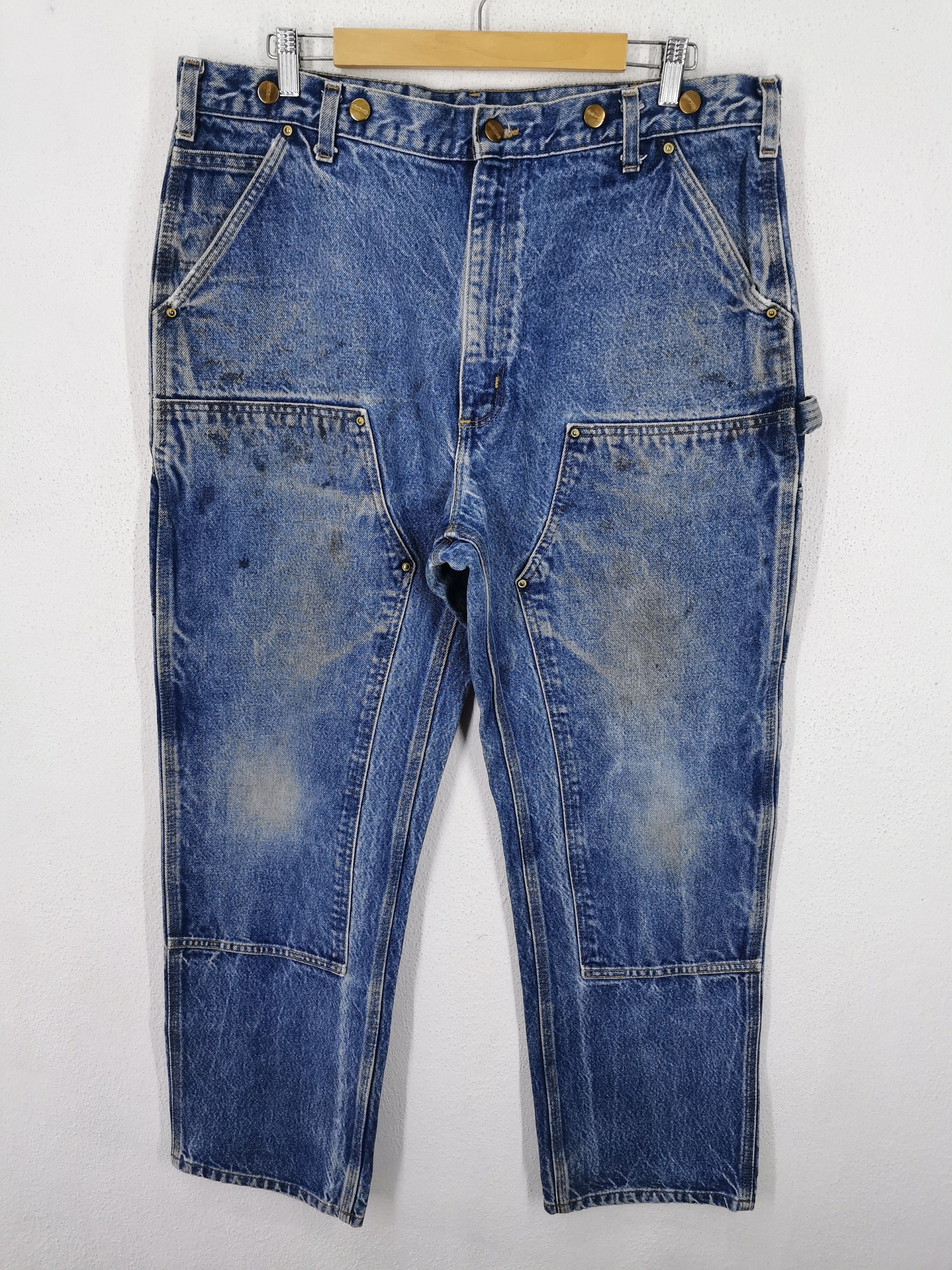 Carhartt 1/4 Length Denim Jeans Women's Size 14 – Proper Vintage
