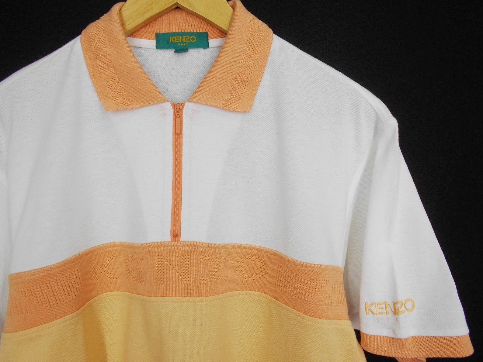 Kenzo Shirt Vintage 90's Kenzo Golf Multicolor Polo Shirt | Etsy