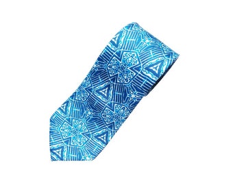 Afro Silk Necktie For Work or Occasions - Dinsi Okondor - Njinsop design, Gentlemen Necktie, Hand Made Luxury Necktie