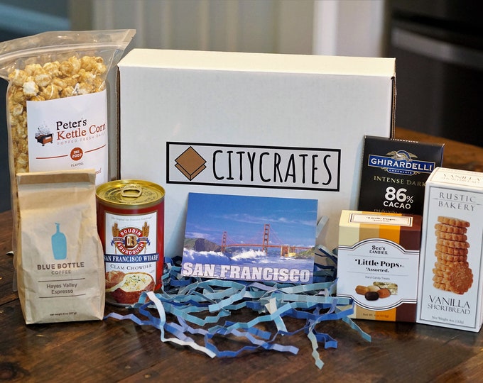 San Francisco Gift Box | Bay Area Gift Box | SF in a Box | San Francisco Box | San Francisco Treats | Corporate Event | Hand-picked