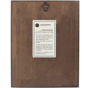 18k Saint Kleopa Christian Orthodox Icon on Wood with Gold Leaf background