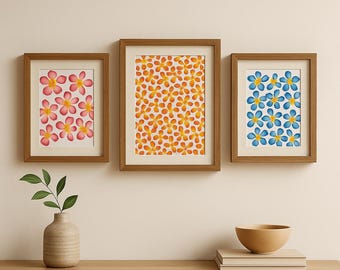 Handgemalte 3D-Aquarell-Blumenkunst: Schattenrelief, erhabene Blütenblätter