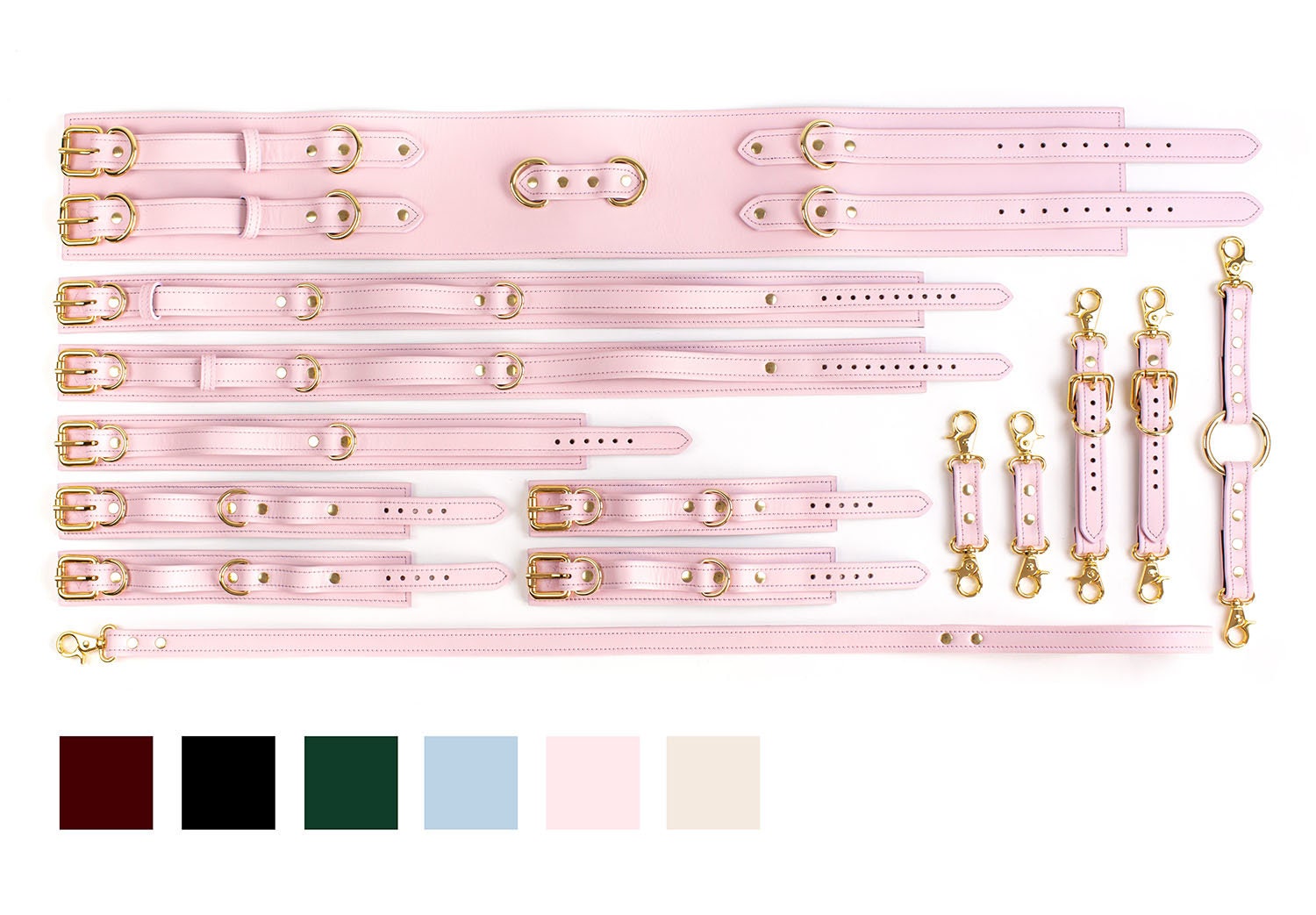 BDSM Leather Lingerie Erotique Collar Leash Restraint Etsy UK