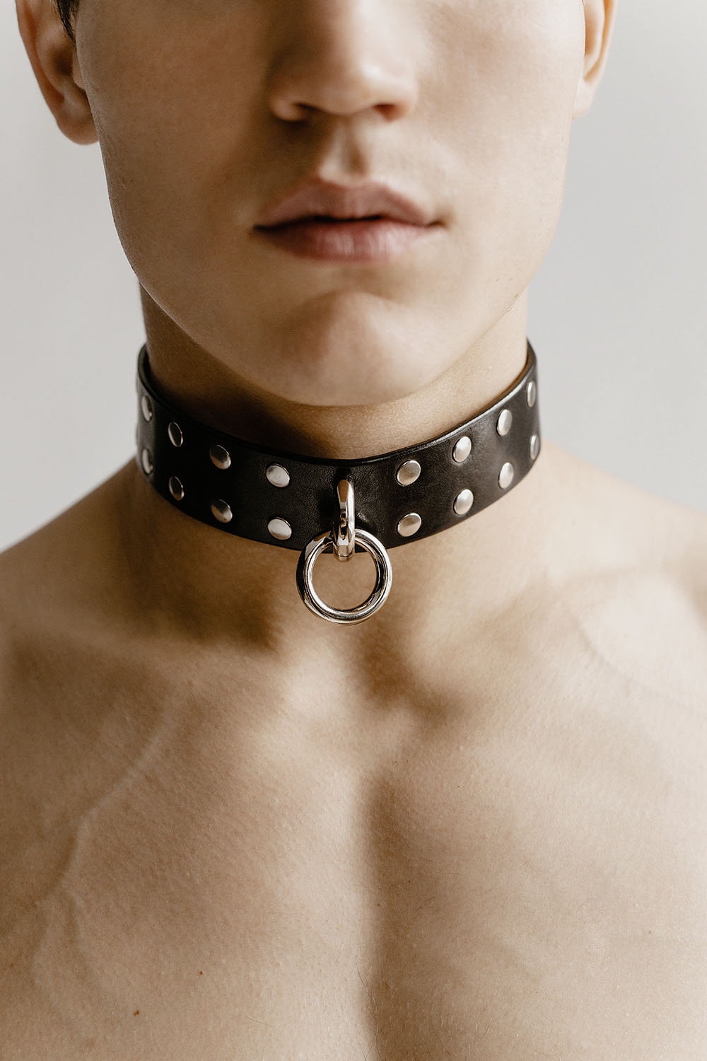 A Collar Only For You Leather men Collar Submissive male Choker mens Collar BDSM | Etsy