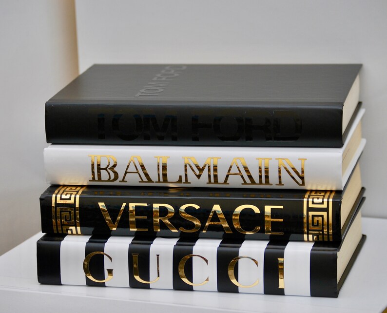 4 Designer Inspired Display Coffee Table Books Home Office Decor Decoration Luxury Item For Only