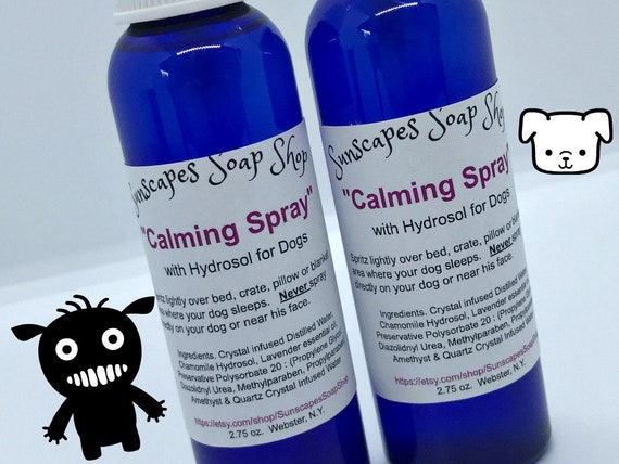 Pet Calming Spray Hydrosols For Pets Aromatherapy Essence Etsy