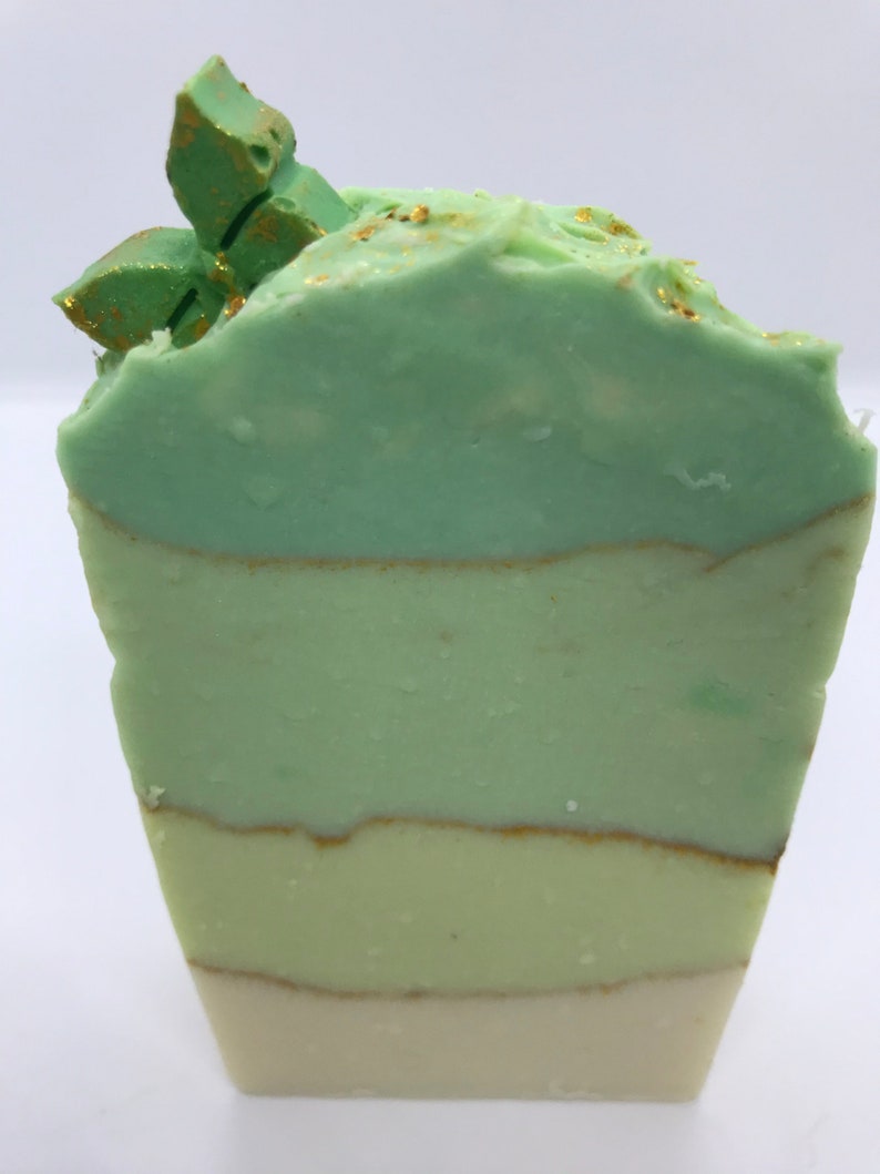 CilantroLime Soap with Graduated Color with Avocado oil and Etsy