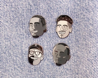 Liverpool FC Enamel Pin Pack: Klopp, van Dijk, Firmino, Mané