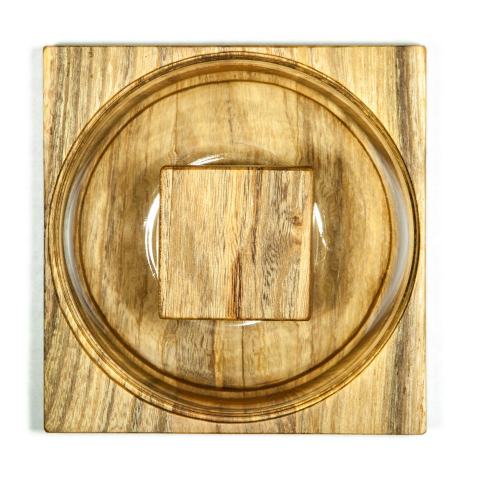 Wooden Platter With Glass Dome Plate With Glass Cover Etsy