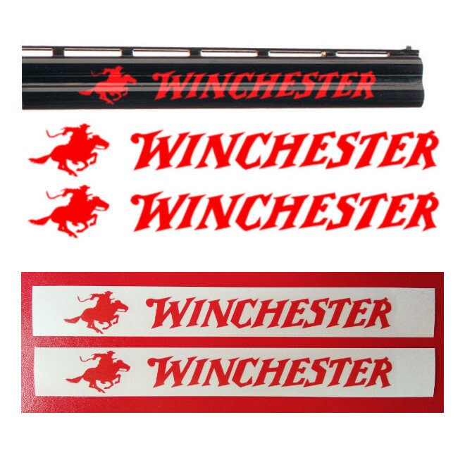 2x Winchester Vinyl Decal Sticker Autocollant Aufkleber Etsy