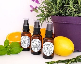 Gift Set, Room Spray,  Yoga, Pillow Spray, Relaxing, Plant based, Mothers Day, Essential Oil, Aromatherapy, 3x33ml