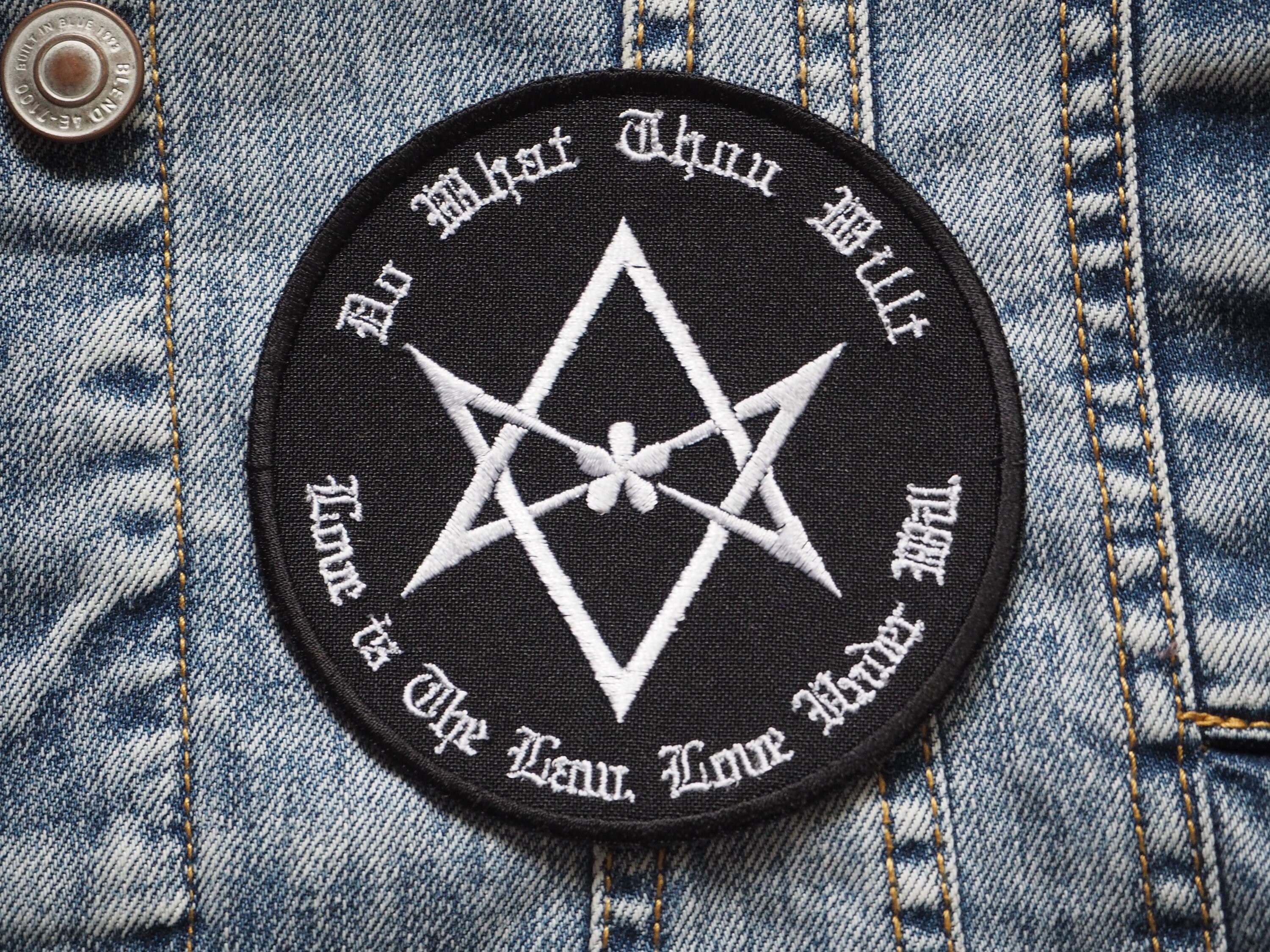 Baphomet pentagram sign démoniaque shirt-Aleister Crowley pentagramme satan Circle 