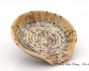 Ceramic Spoon Rest Wheel Thrown Pottery