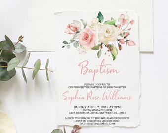 Baptism Invitations Etsy