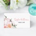 Pumpkin Place Cards, 100% Editable, Printable Place Card Template ...