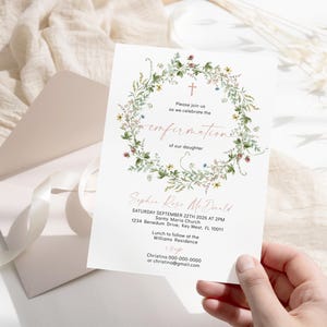 Modèle d'invitation de confirmation | Invitation rouge rustique de guirlande de fleurs sauvages de Zazzle.be Liste d'envies Vous avez des idées ? Carte de confirmation Boho imprimable | TÉLÉCHARGEMENT IMMÉDIAT