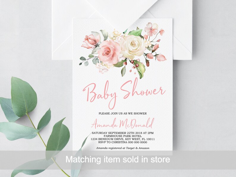 Boho Printable Desserts Sign Girl Sweet Treats Instant Download PDF Blush Pink Floral Sweets /& Treats Sign Floral Baby Shower Template