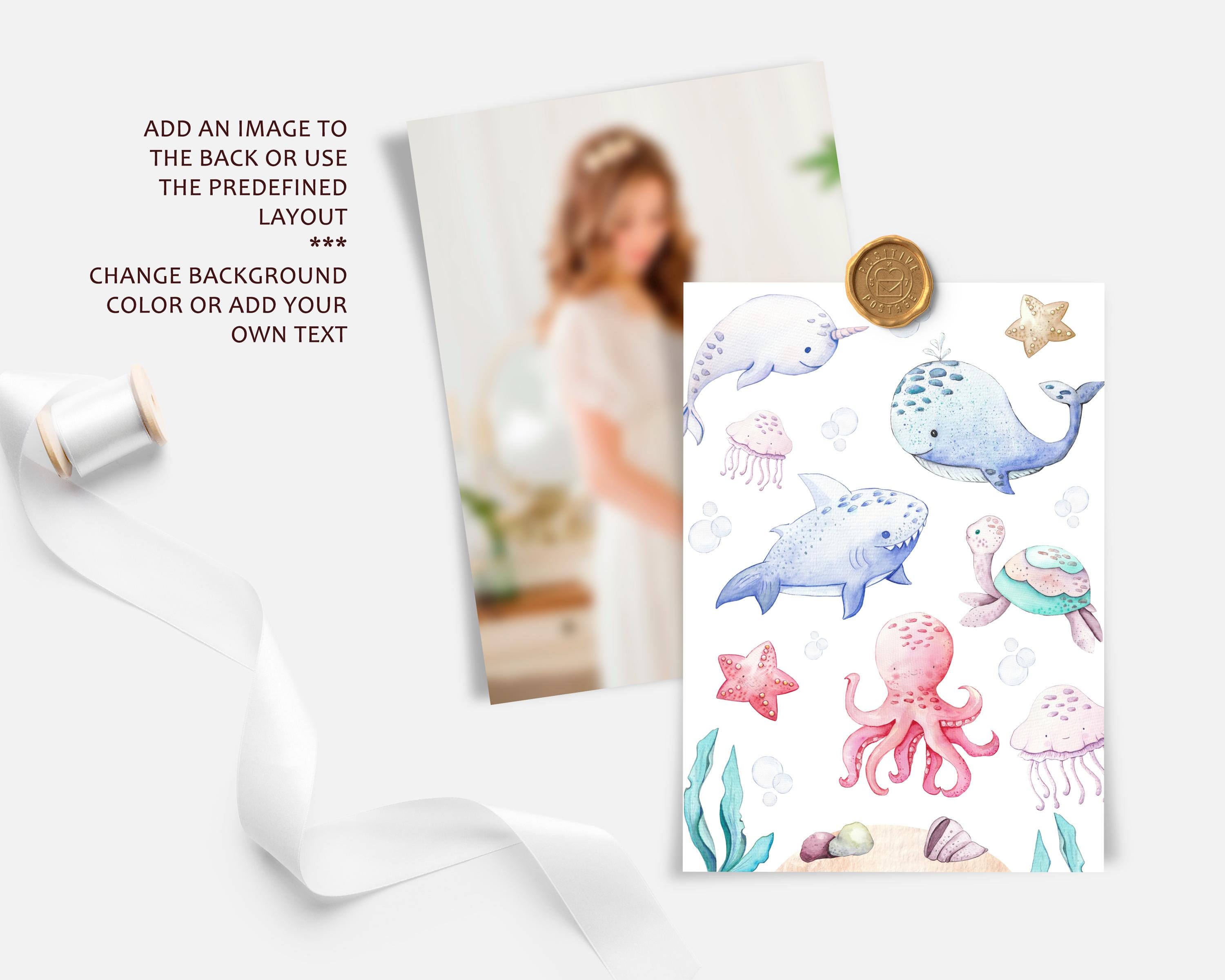 Under the Sea Baby Shower Printable Set Editable Ocean Games Signs ...