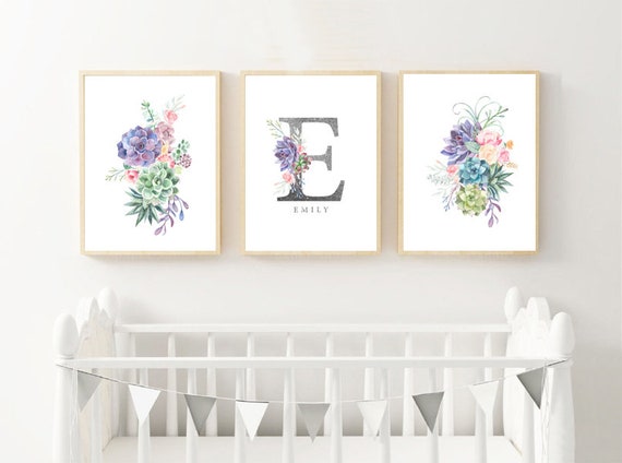 succulent baby nursery