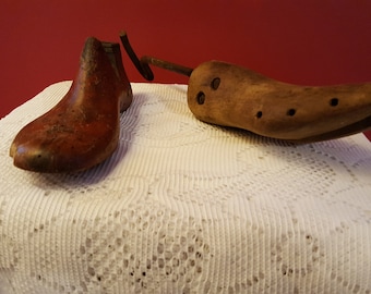 Vintage Wooden Shoe Molds