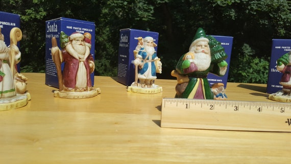 Nicholas Porcelain Figurine 1990 RSVP International Santa Through the Years 1880 St