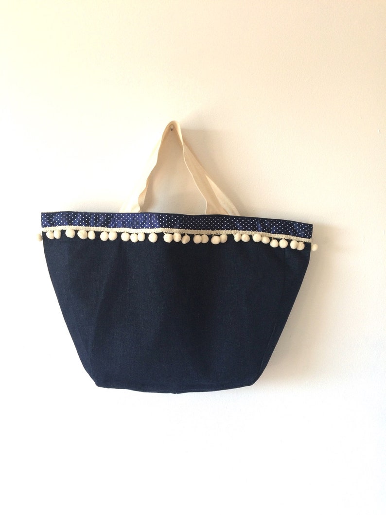 denim tote handbags