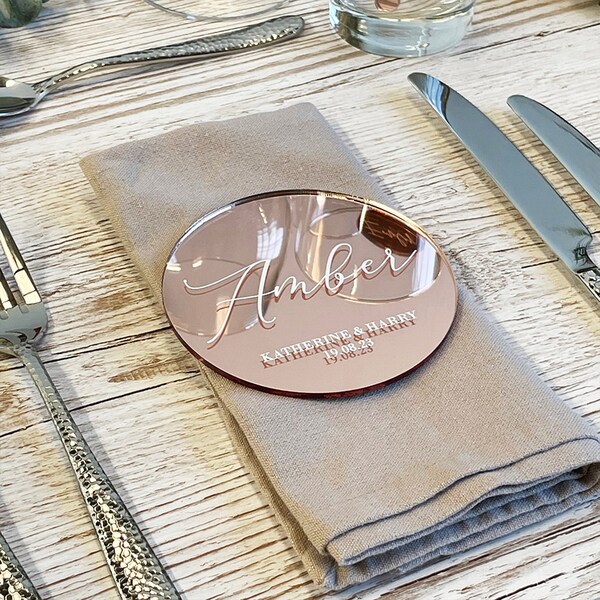 Custom Name Table Settings Etsy