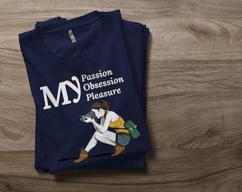Photographer Passion Graphic T-Shirt, Hobby Gift