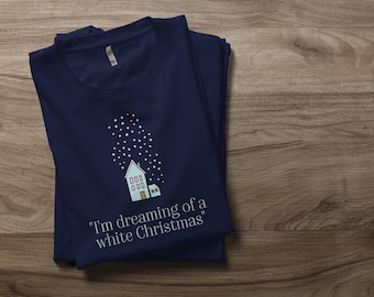 White Christmas T-shirt: Soft New Year Tee Gift