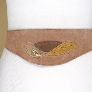 Brown Wide Suede Leather Belt for Women, Corset Style Waist Belt, Adjustable Boho Belt, Vintage Inspired Cinch Belt