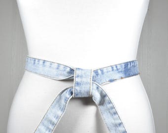 Upcycled Jean Denim Stylish Corset Belt Turn Your Old Jeans into a Stylish Corset Belt – Step-by  main image 4