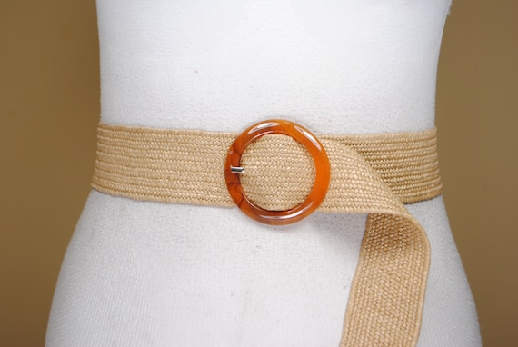 Ceinture en paille clearance femme