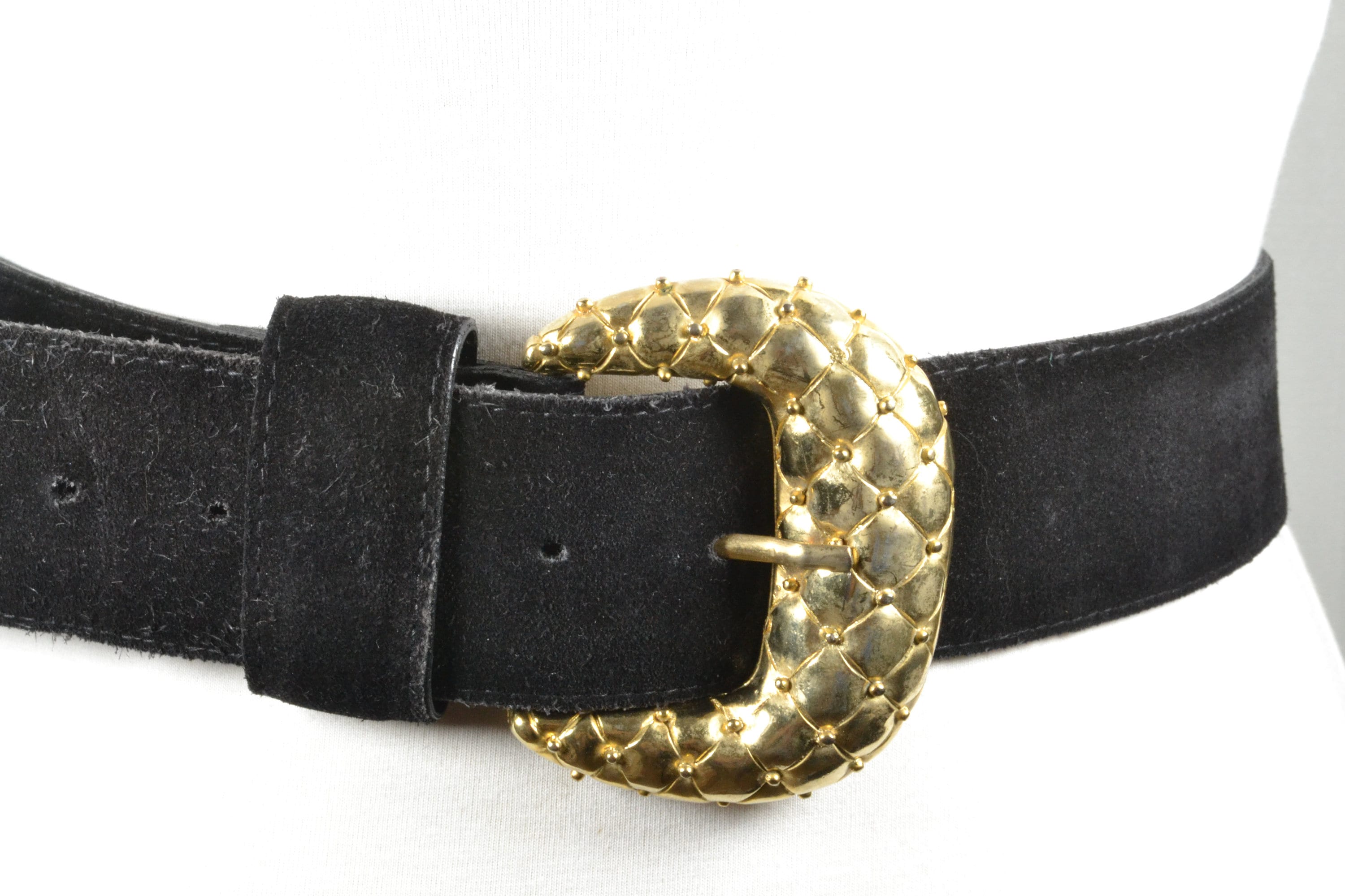 Vintage Black suede leather woven southwestern Festival Wide Belt Large Full Grain Leather Belt for Women Adjustable Fit Premium  main image 3